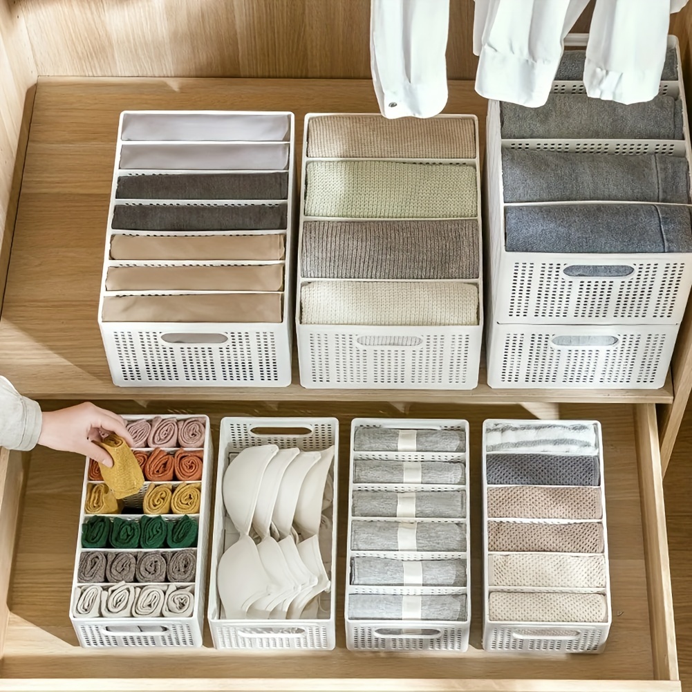 Soft Bins for Storage Foldable Storage Bag Organizer Storage Clothes  Compartment Storage Mesh Compartment Drawer Bag Trouser Box Box  Housekeeping 
