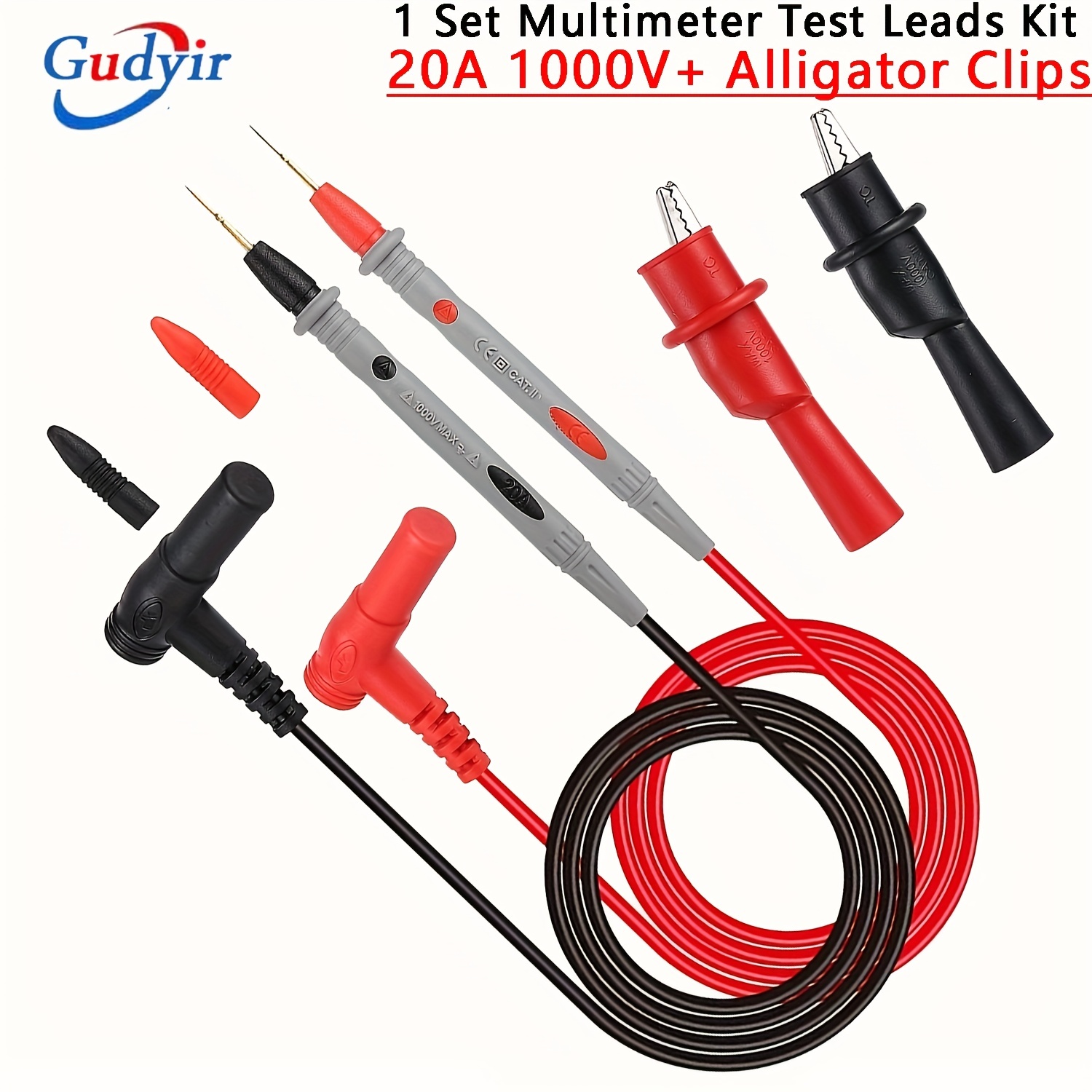 Aneng Pt1028 22in1 Digital Multimeter Test Leads Kit Multi Meter Cable  Probe Electronic Work