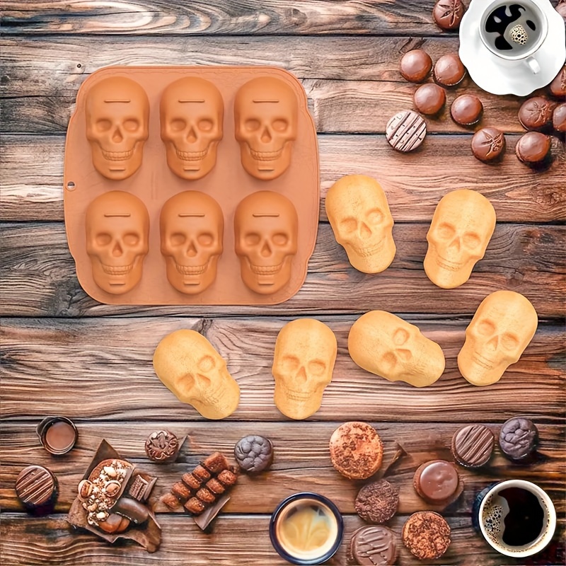 Skeleton Ice Tray Mold Resin Mold For Skull Decorative Cake - Temu