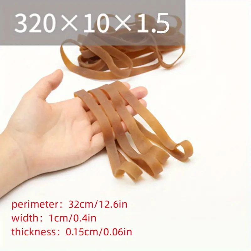 Package Large Thick Rubber Bands Heavy Duty File Elastic - Temu