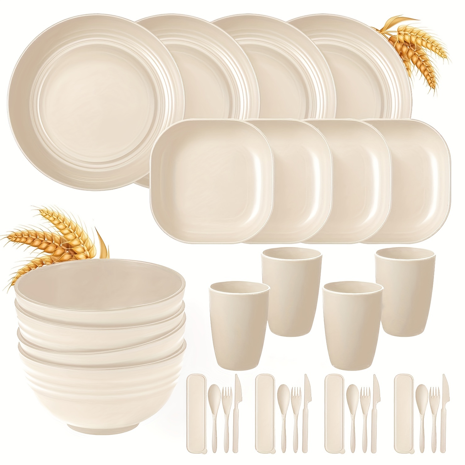 Non breakable outlet dinnerware