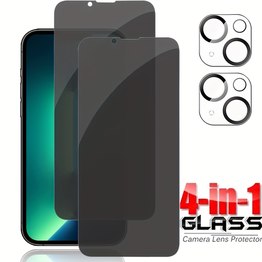 Protector de pantalla de cristal templado para iPhone 13 mini, 14 Pro, 14  Pro Max, 14 Plus y 15 (iphone 14 pro max)