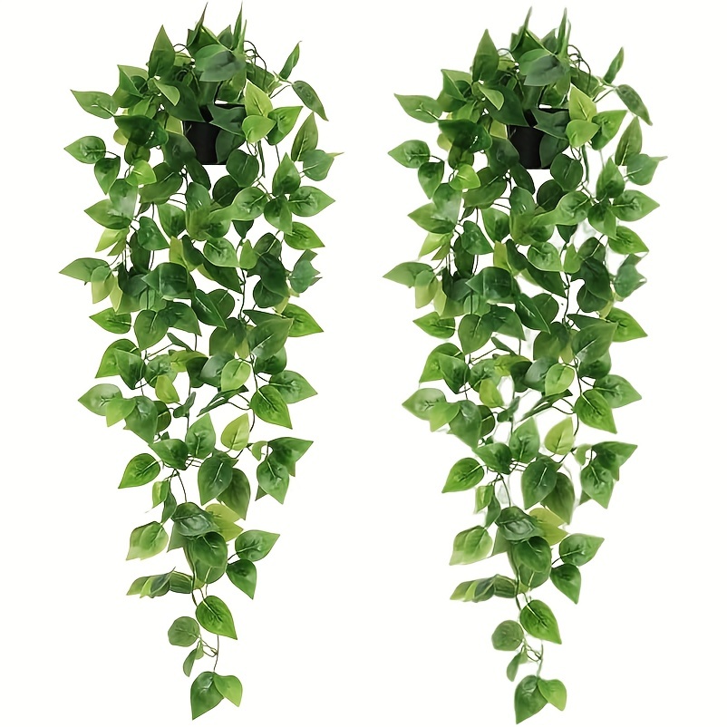 2Pcs Artificial Hanging Plants 3.6ft Fake Ivy Vines, for Kitchen