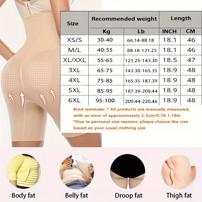 Buy Women's Shapewear Tummy Tucker Body Shaper Thigh Shaper Waist Shaper  for Women Tummy HIPS and Thigh, Waist Trainer for Women (M) Beige at