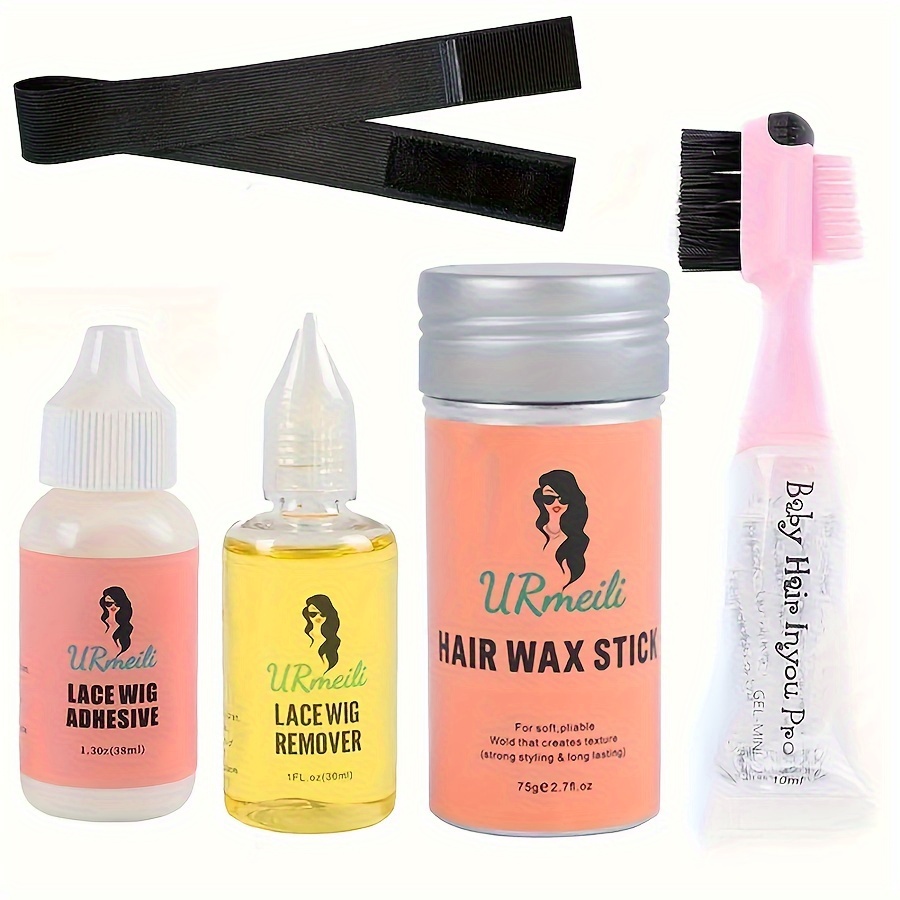 Wig Adhesive Wig Glue 4oz Black Waterproof Bonding Glue Hair Replacement  Adhesive for Fixing Hair Extensions
