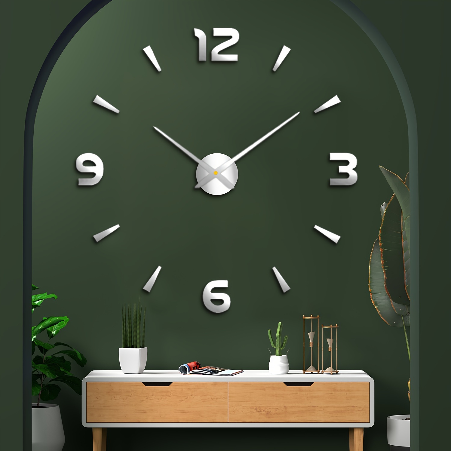 Reloj de pared digital grande, funciona con pilas, con fecha, semana,  temporizador. Adecuado para decoración de sala de estar, dormitorio,  oficina