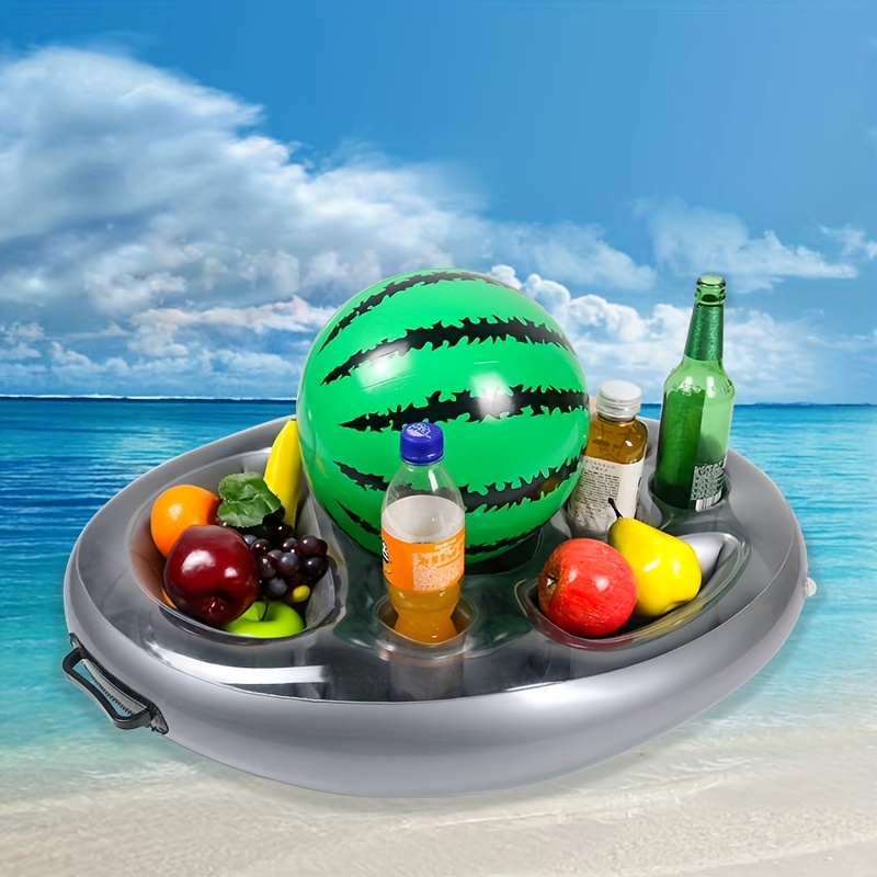 Acheter Seau de fête d'été porte-gobelet gonflable, flotteur de piscine,  refroidisseur de boisson de bière, plateau de Bar de Table, anneau de  natation de plage