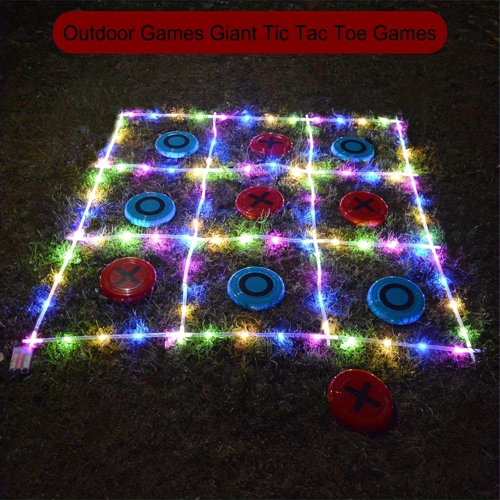 Tic-Tac-Toe Spiel Outdoor, ca. 120 x 112cm, Getränkespiele