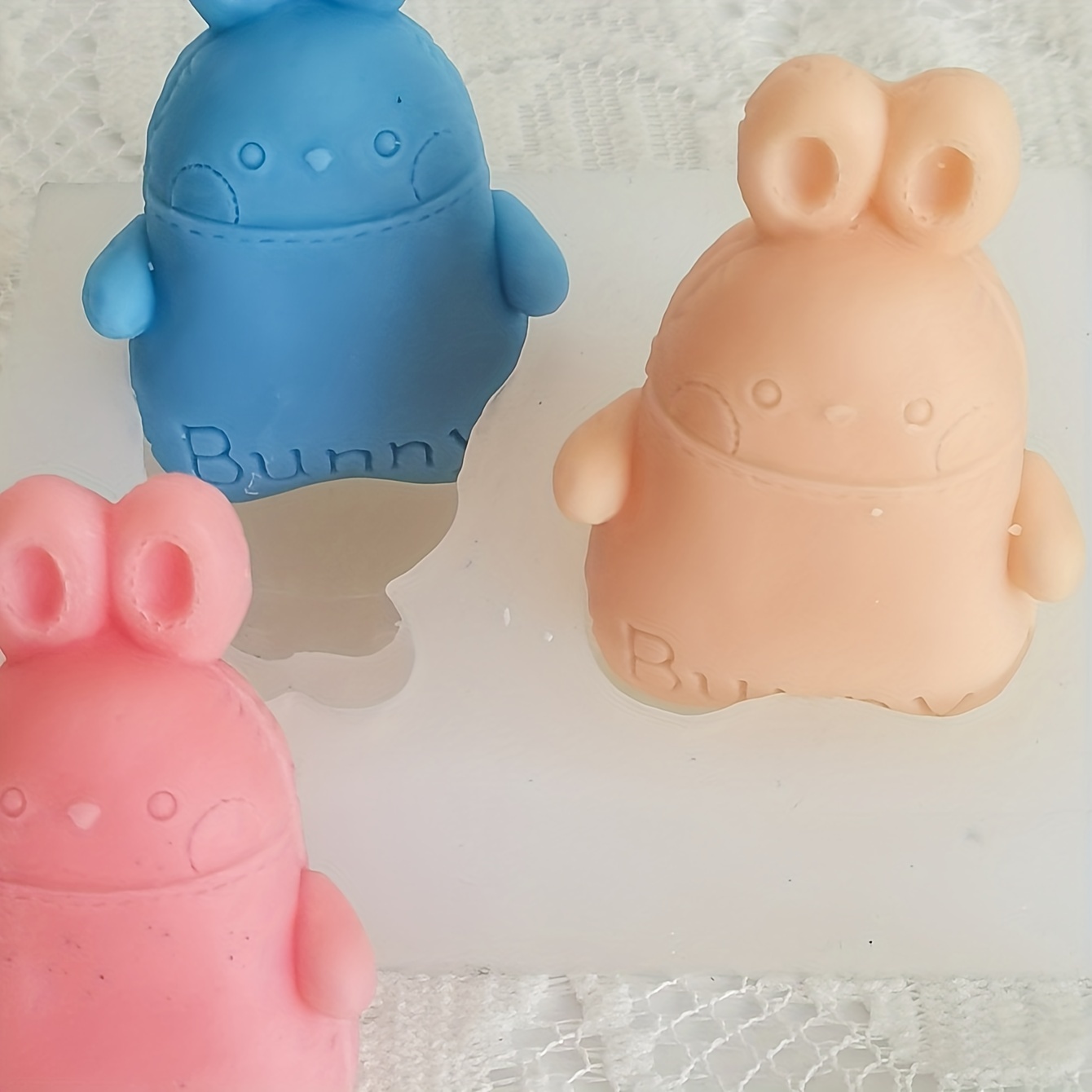 Plastic Chocolate Doll Logo Lolly Mould