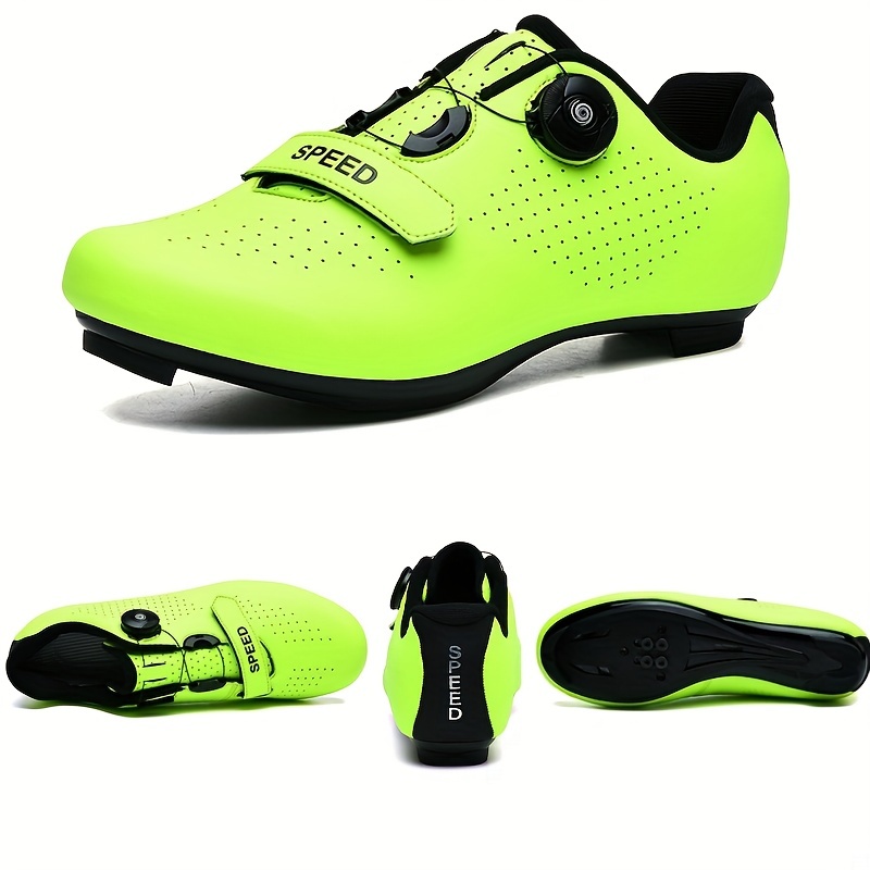 Zapatillas Ciclismo Profesional Hombres Compatibles Taco Spd - Temu