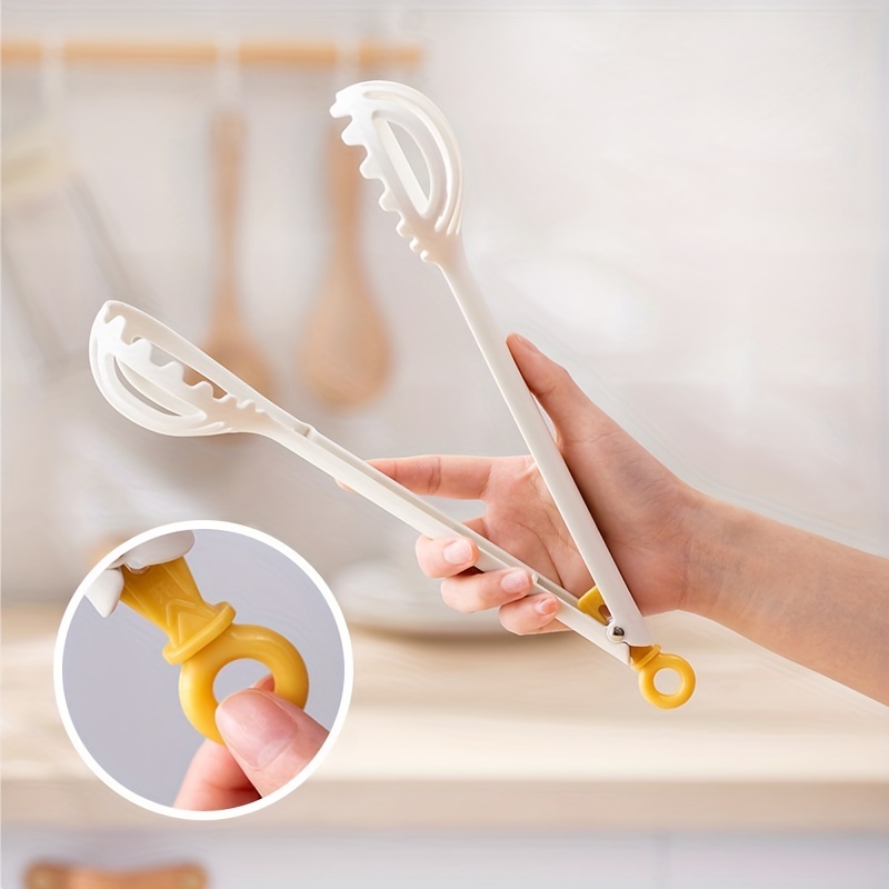 Food Tongs, Vegetables Clip Egg Beater, Noodles Tongs, Multifunctional Egg  Beater, Egg Whisk, Bread Tongs, Plastic Tong, Baking Utensils, Kitchen  Stuff, - Temu