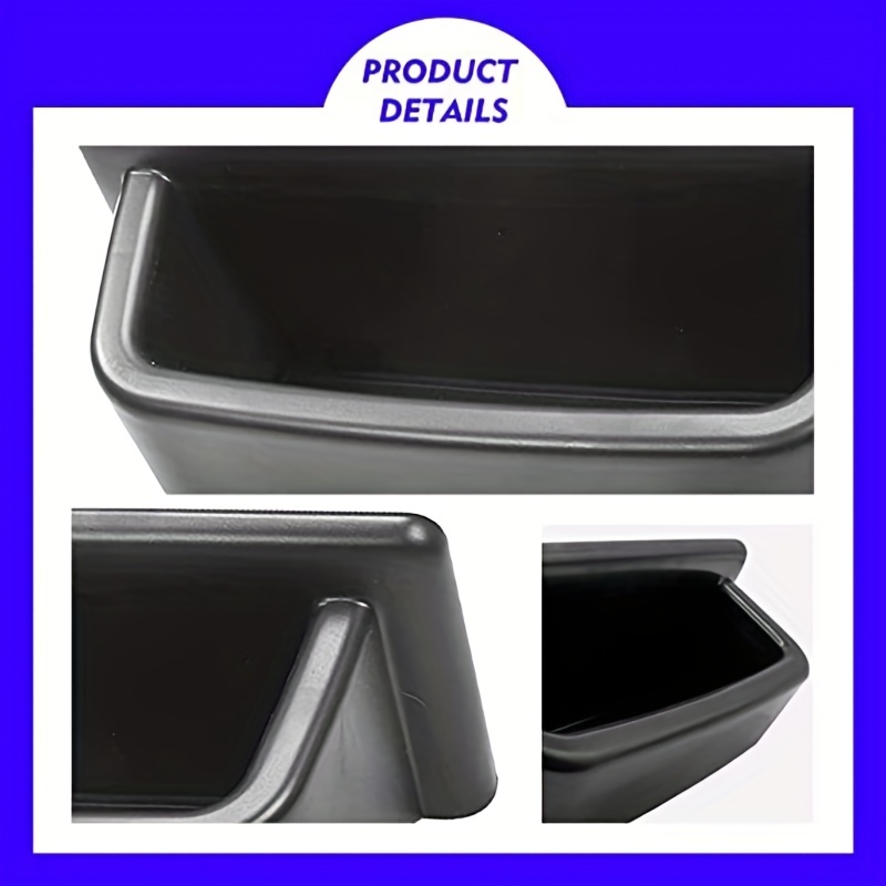 for VW 2023 ID4 Lower Console Organizer Upgraded Storage Box Insert Tray  Interior Accessories Compatible with Volkswagen ID.4 ID 4 2023 2024 ONLY