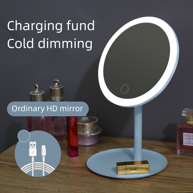 LED Charging Mirror with 3 Lighting Modes & Fill Light