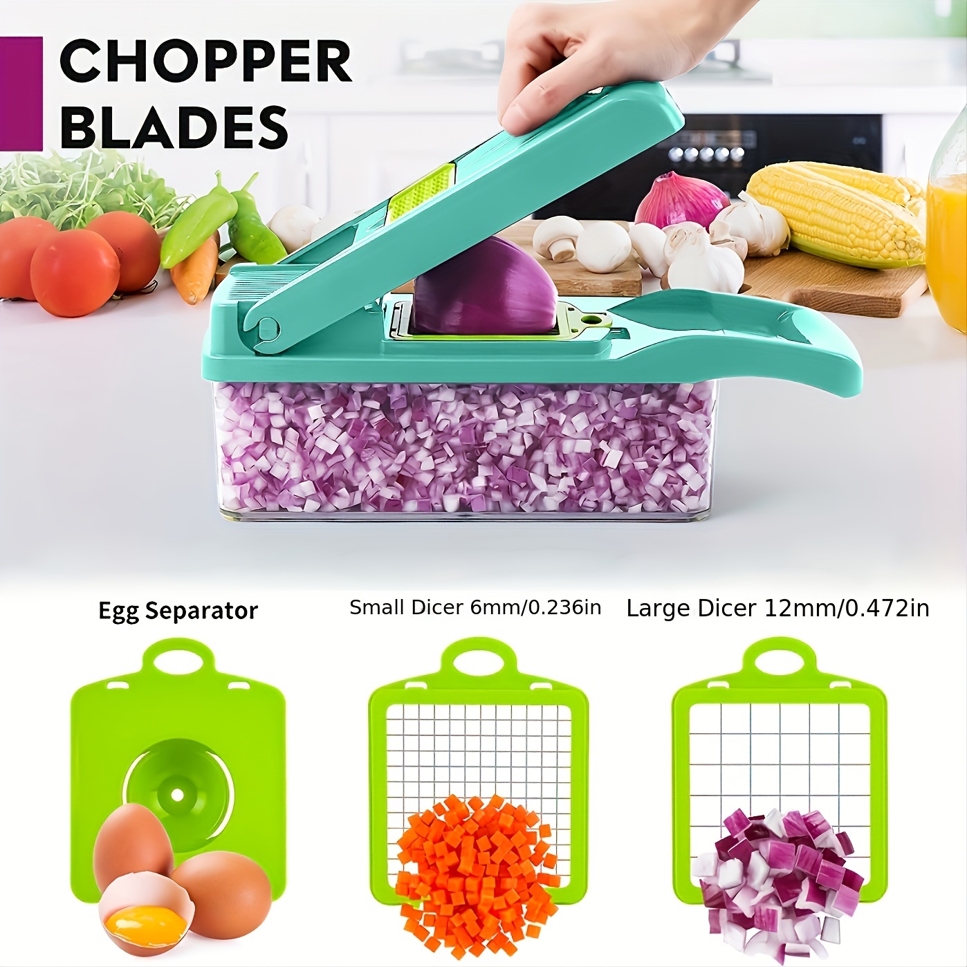 Multifunctional Vegetable Cutter Grater Chopper and Peeler – tmmart