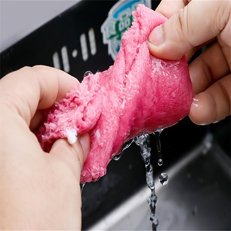 5 Paños Microfibra Platos Toalla Suave Superabsorbente Lavar - Temu