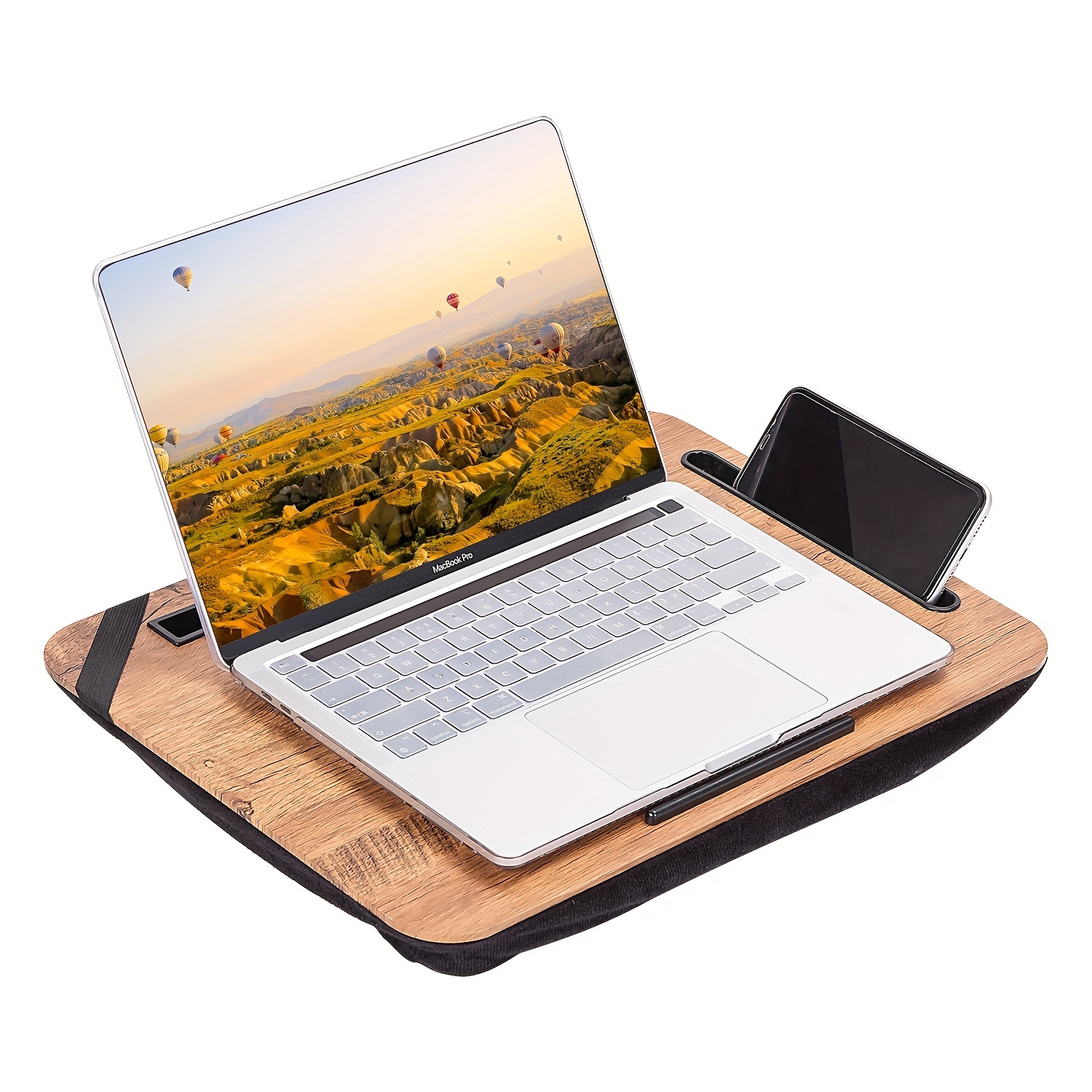 Portable Lap Desk With Cushion Foam Filler Laptop Bed Tray - Temu