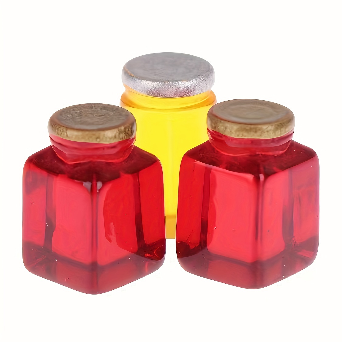 1/6 1/12 Miniature Jam Jars Honey Jars Set Diy Dollhouse Temu Australia