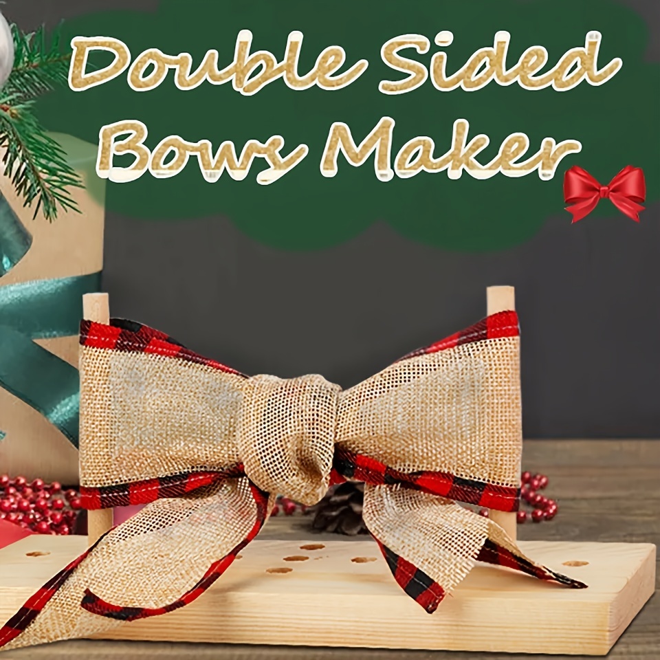 Bow Maker For Ribbon Wreaths Wooden Wreath Bow Maker - Temu
