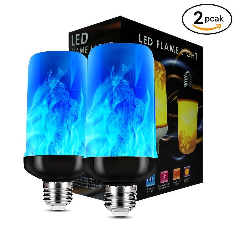 Bombilla LED C35, E14, E12, E27, 220V, 110V, regulable, 2W, 4W, 6W, diseño  de vela de ahorro de energía, luz de filamento blanco cálido, lámpara de  360 grados, 10 Uds.