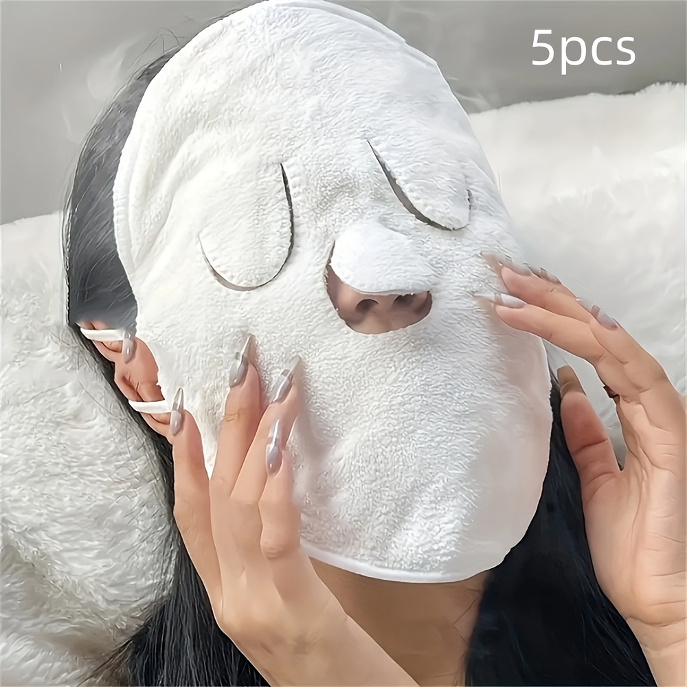 2 Pack Masque de serviette pour visage pour masque Mauritius