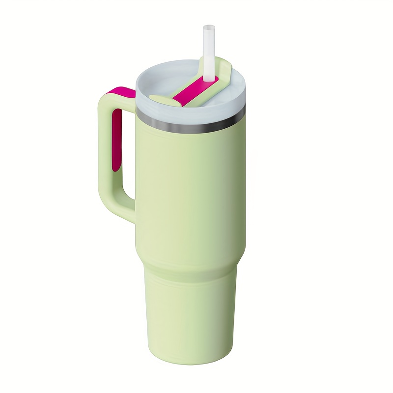 Tumbler With Handle And Straw Lid Double Layer Vacuum - Temu