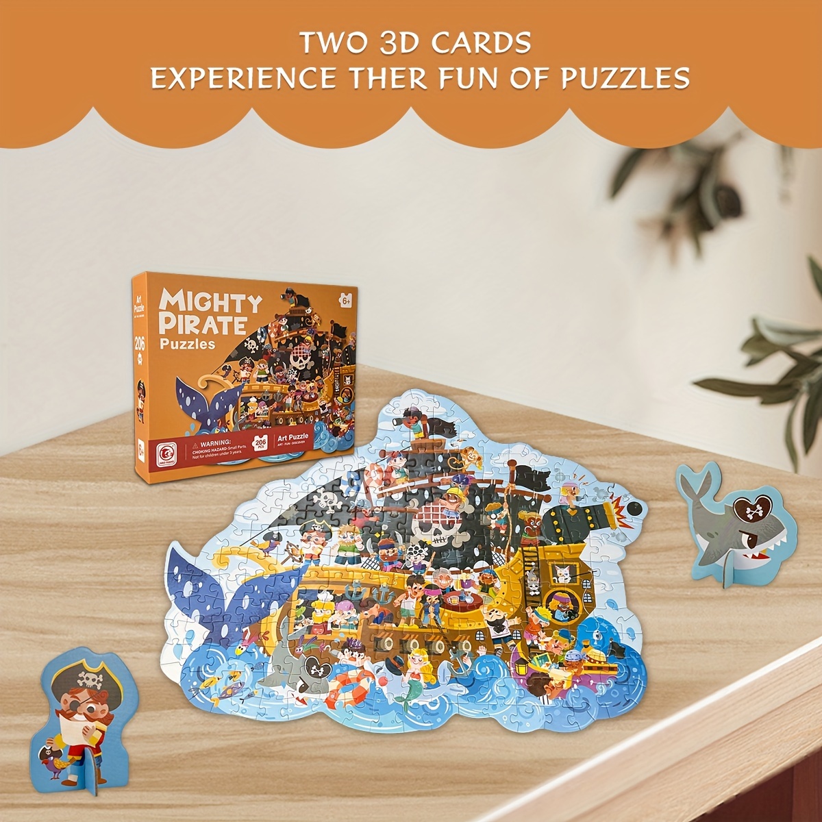 Pirates Jigsaw Puzzle - Education Adventure Learning Children Puzzles Games  for Kids & Toddlers