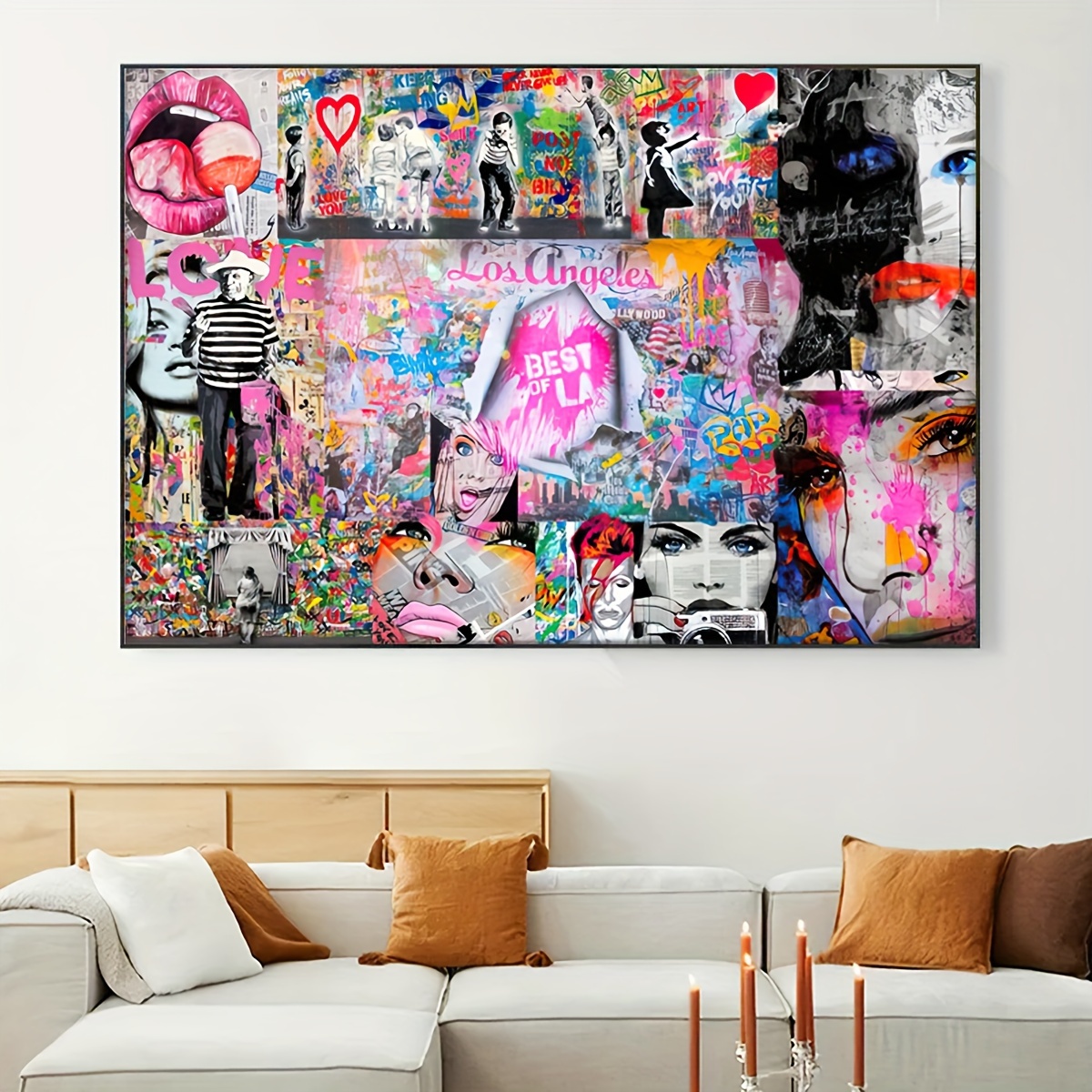 Street Pop Art Posters And Prints For Living Room Abstract