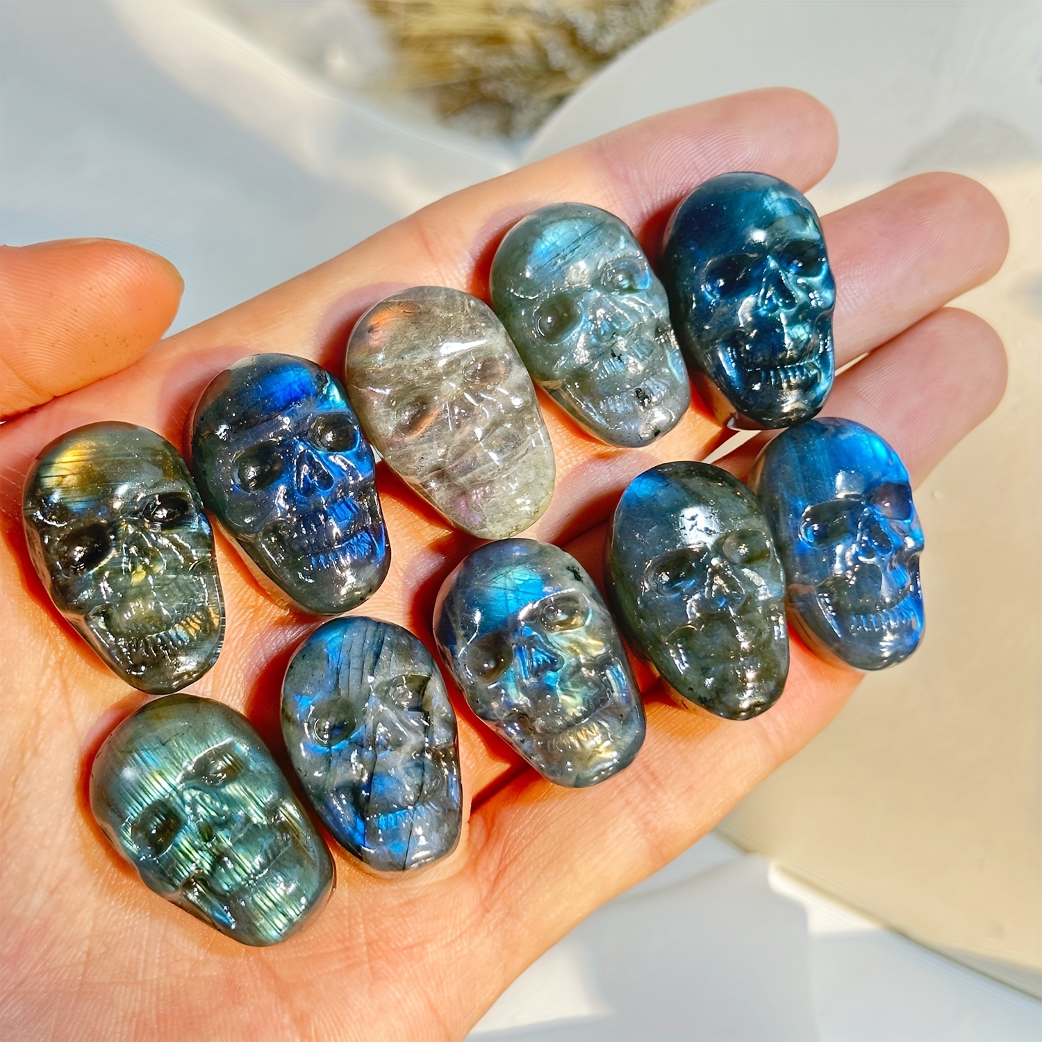 Labradorite deals skull cabochon