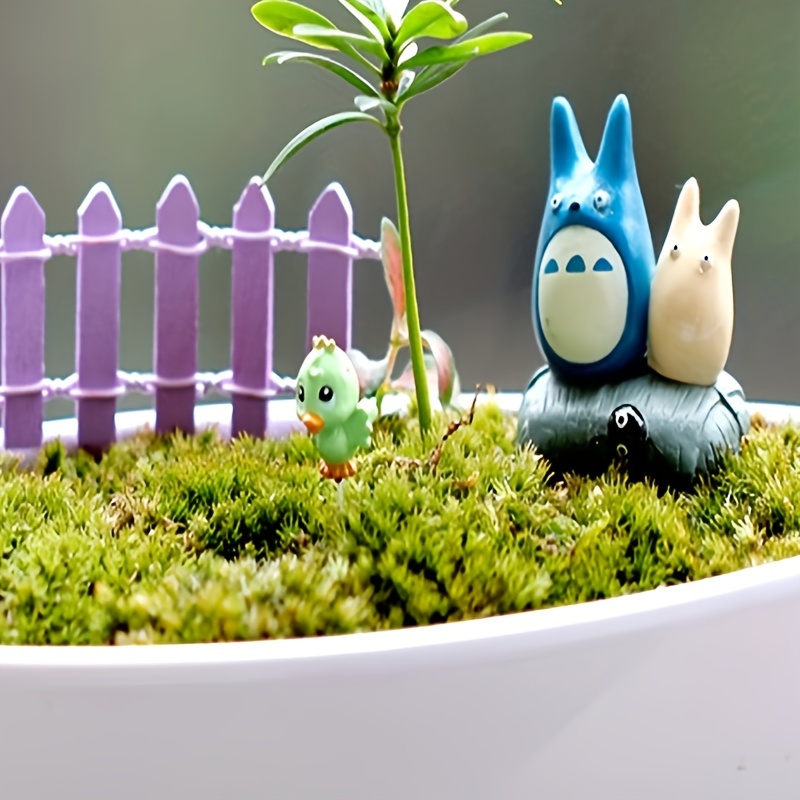 Mini clôture en bois pour jardin de fées kit maison de poupée terrarium  déco
