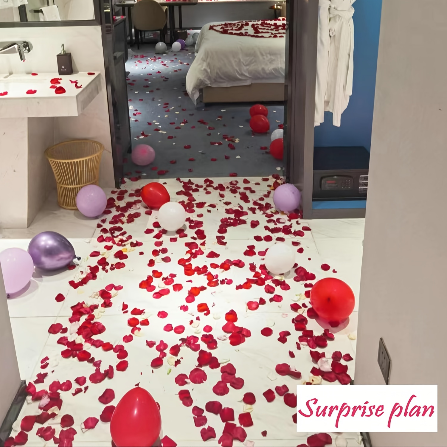 Artificial Rose Petals Wedding Anniversary Party Decorations - Temu