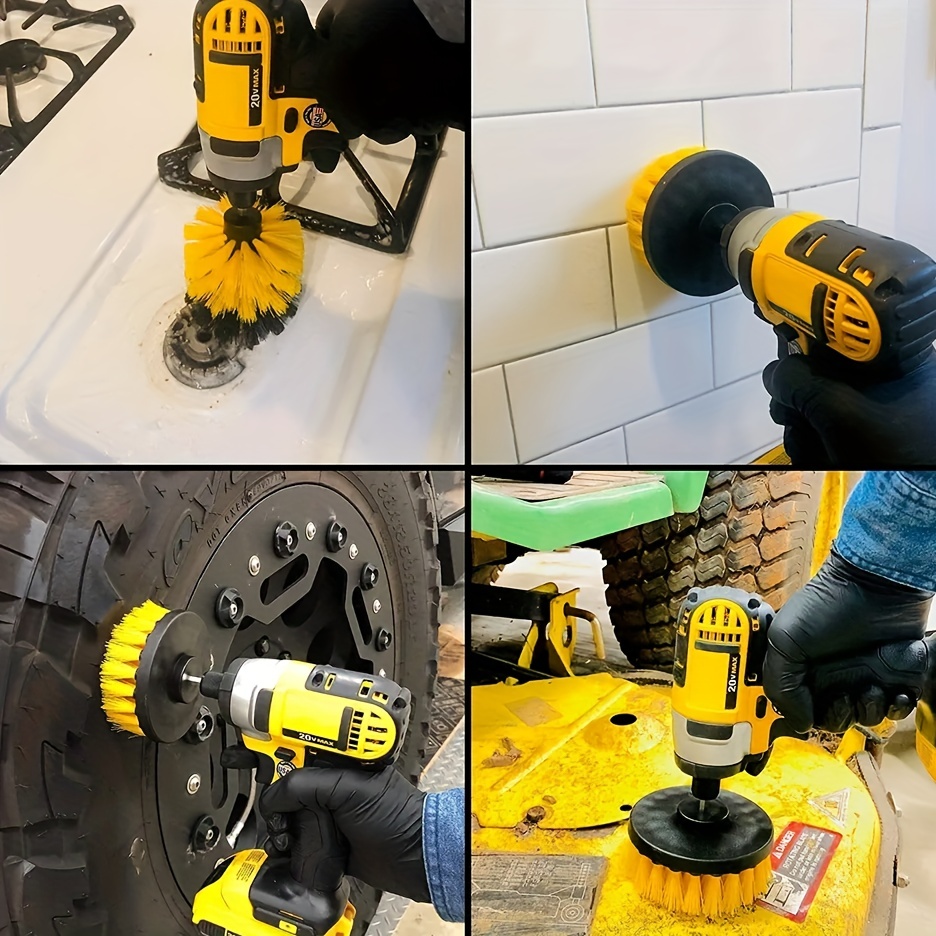 Dewalt drill brush online set