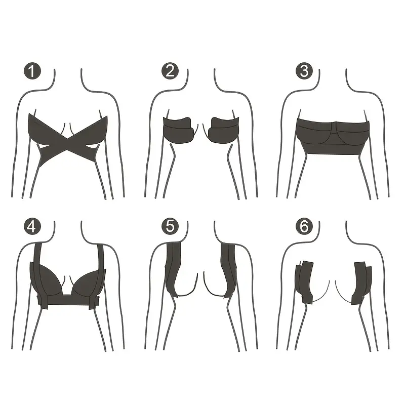 how to tape boobs for strapless dress