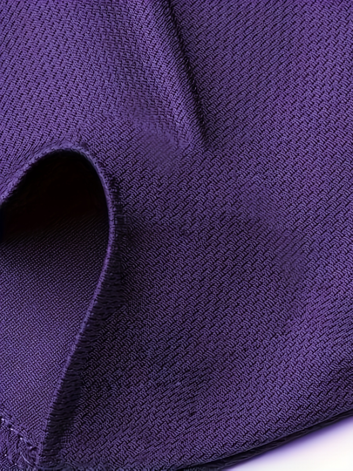 Plain Purple Baseball Button Down Jersey 