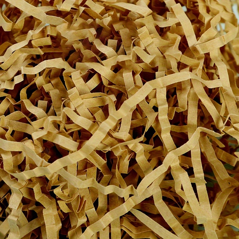 Yellow Crinkle Cut Shredded Basket Filler - Pak-it Products