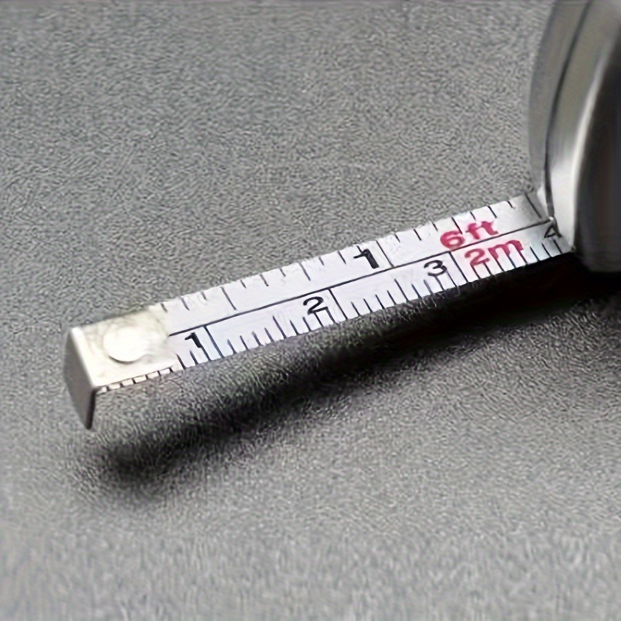 2 Meters Small Tape Measure Key Ring Small Steel Tape Measure Mini