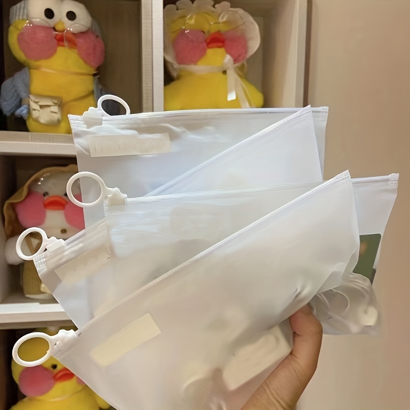 Visland 20PCS PVC Bag Sealed Clear Soft Plastic Bag Anti-rust Universal  Keepsake Packaging Jewelry Storage Bag