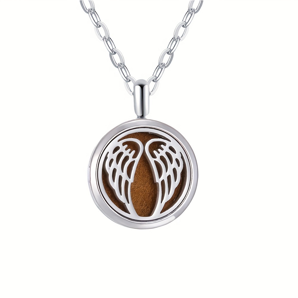 Aroma Diffuser Necklace with Stainless Steel Locket