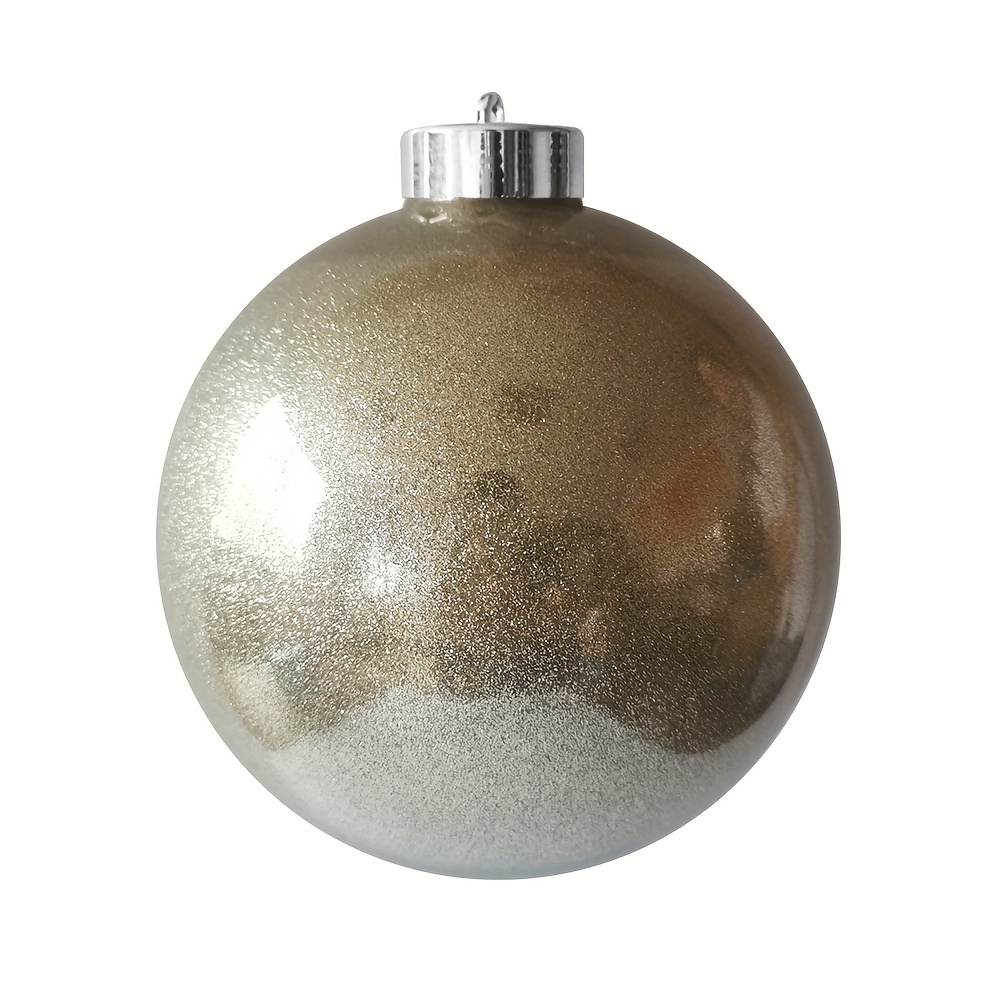 Christmas Ball Ornament With Glitter Large Shatterproof Ball - Temu