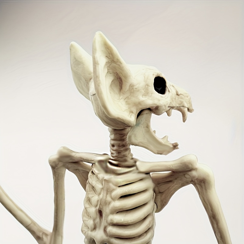 1 Stück Halloween Horror Fledermäuse Skelett, Tierskelett Modell, Party  Gruselige Fledermäuse Halloween Dekoration Requisiten