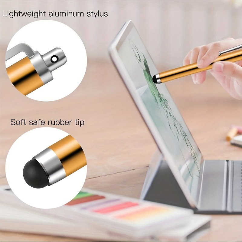Penna universale 2 in 1 penna stilo in fibra disegno penne per Tablet  schermo capacitivo Caneta Touch Pen per Iphone 13 penna intelligente per  telefono cellulare