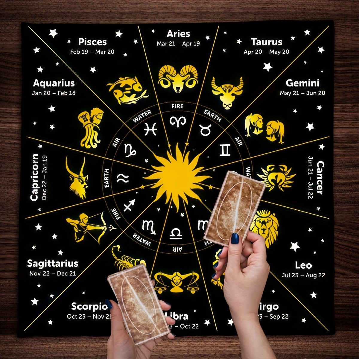 Tarot Card Tablecloth Spread Tarot Reading Cloth Love - Temu