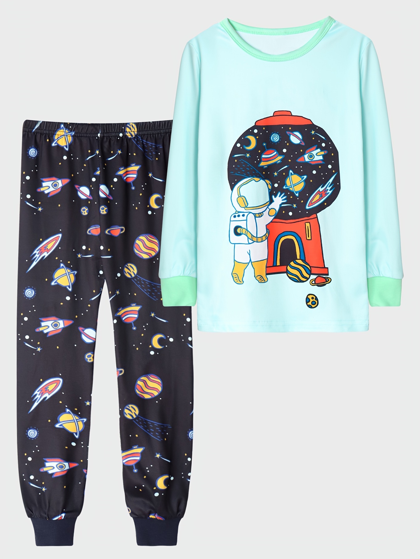 Baby yoda pjs boys hot sale