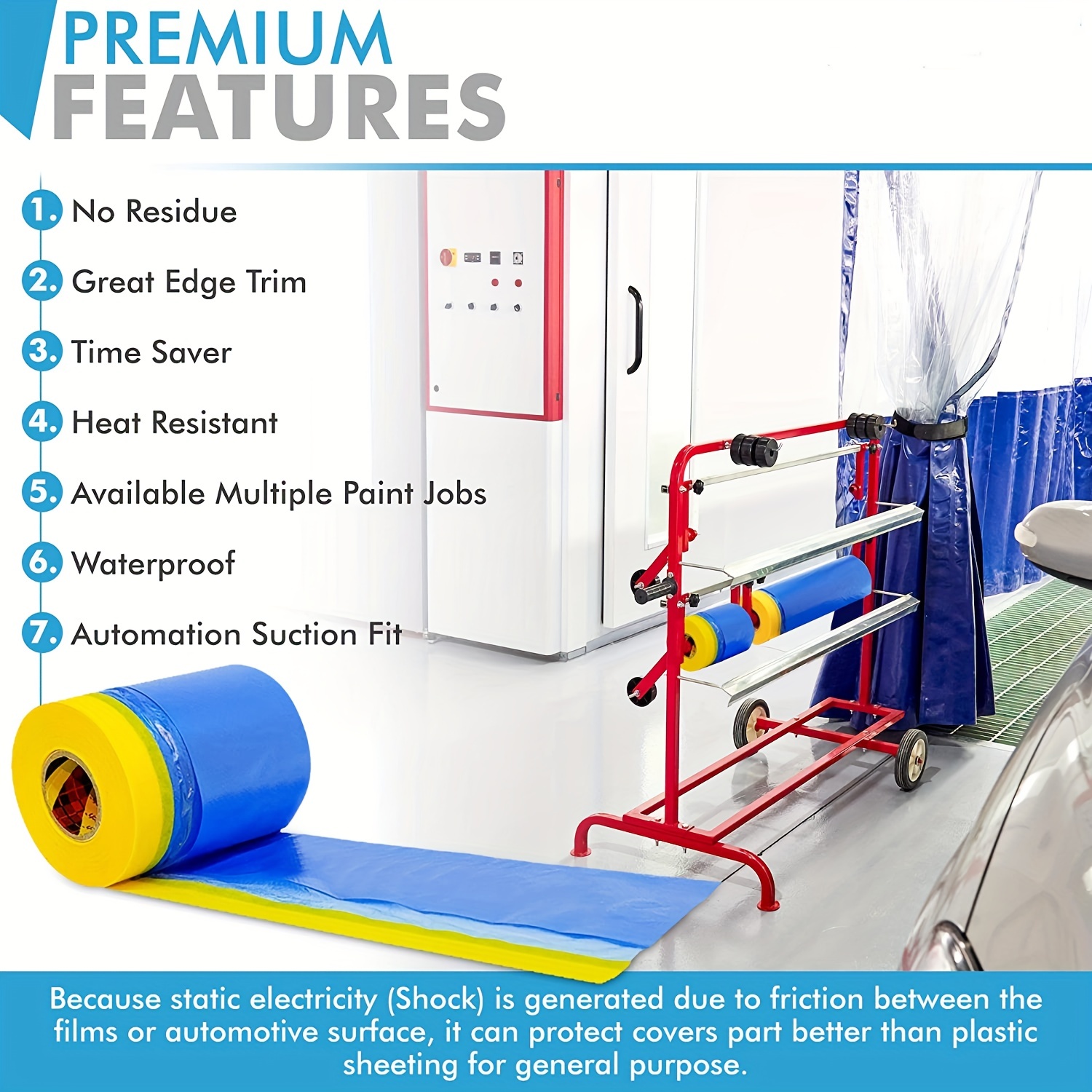 Plastic masking film: which one for which job?