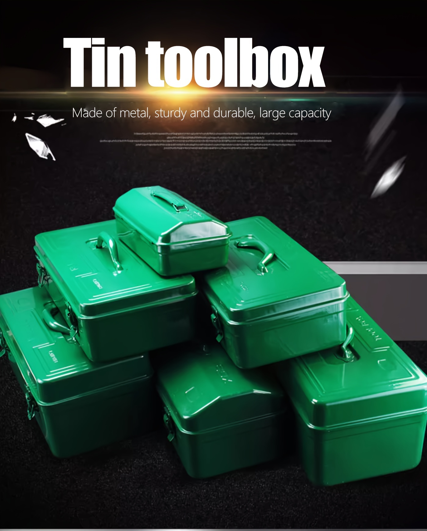 Iron plastic Hardware Car Repair Tool Storage Box Convenient - Temu