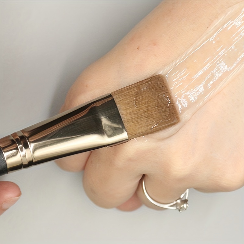 Foundation Makeup Brush Flat Soft Hair BB Cream Blender Concealer Brush  Beauty