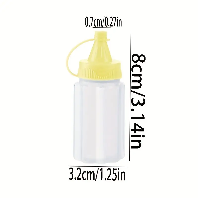 Condiment Squeeze Bottles Mini Polyethylene Condiment - Temu