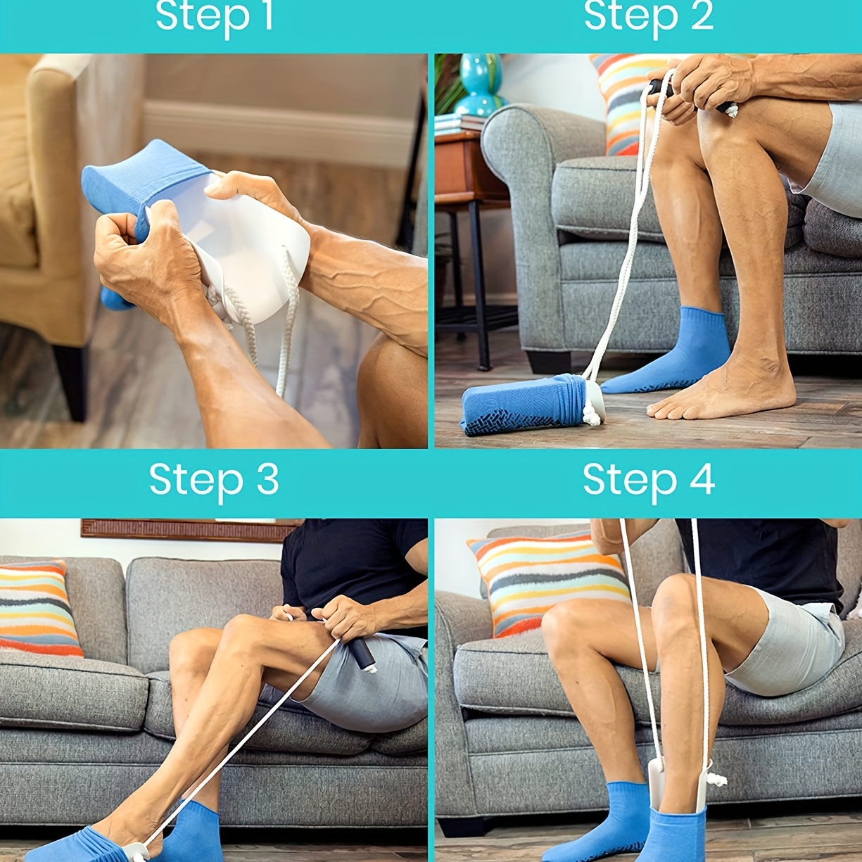 Effortlessly Put Compression Socks Sock Aid Device Perfect - Temu Canada