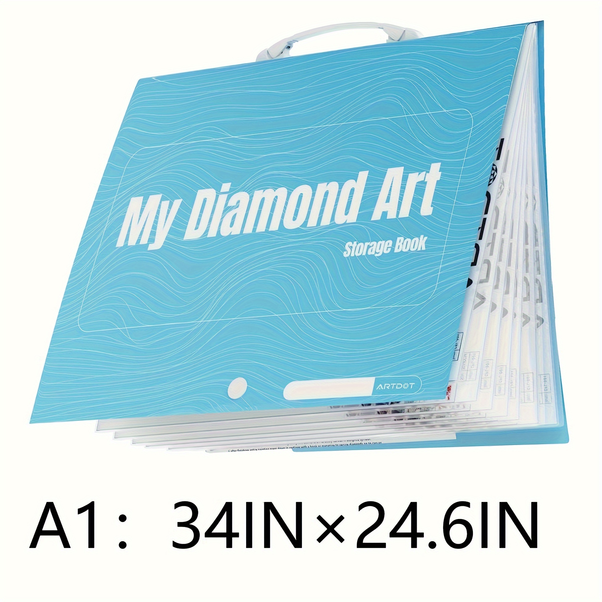 Diamond Painting Storage Book 30 Pages Rhinestone Art - Temu