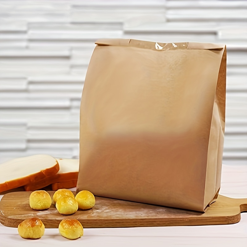 Bakery Paper Bags With Window Self ahesive Food Storage Bags - Temu