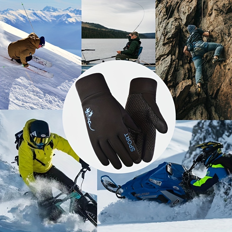 Cold proof Sports Gloves for Outdoor Activities - Touch Screen, Non-slip Grip